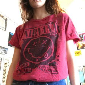 nirvana tshirt
